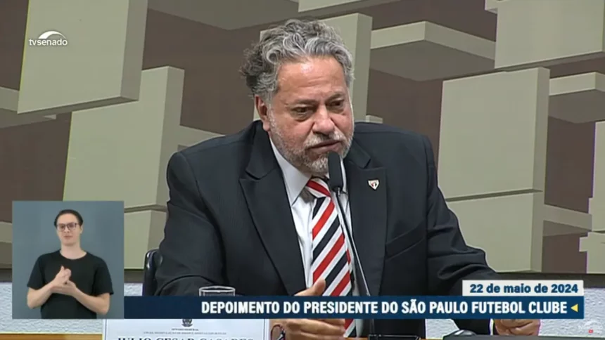 Veja como foi o depoimento do presidente do São Paulo na CPI sobre manipulação no futebol