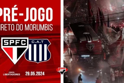 Pré-jogo São Paulo x Talleres direto do MorumBIS: acompanhe conosco