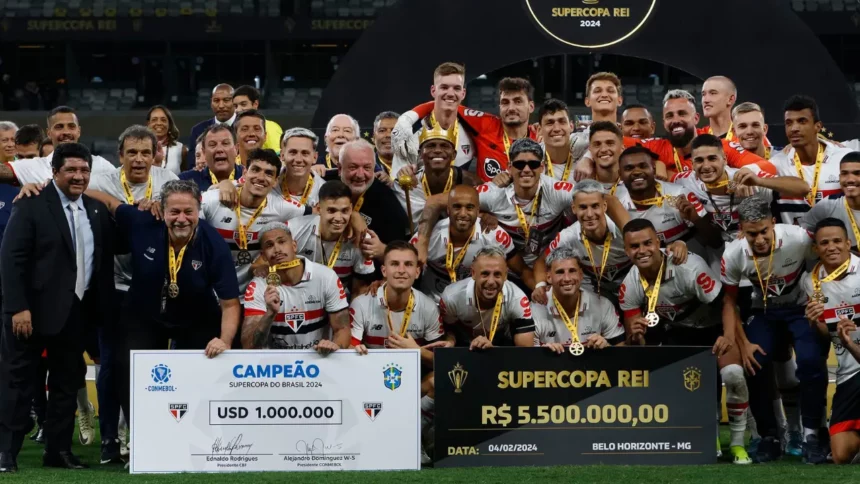Confira quanto o São Paulo recebeu até o momento em 2024 em premiações