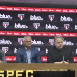Presidente e diretor do São Paulo falam sobre patrocínios do clube